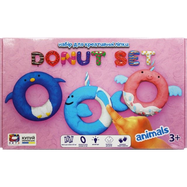 Набор для лепки "Donut Set Animals"