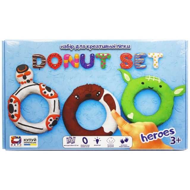 Набір для ліплення "Donut Set Heroes"
