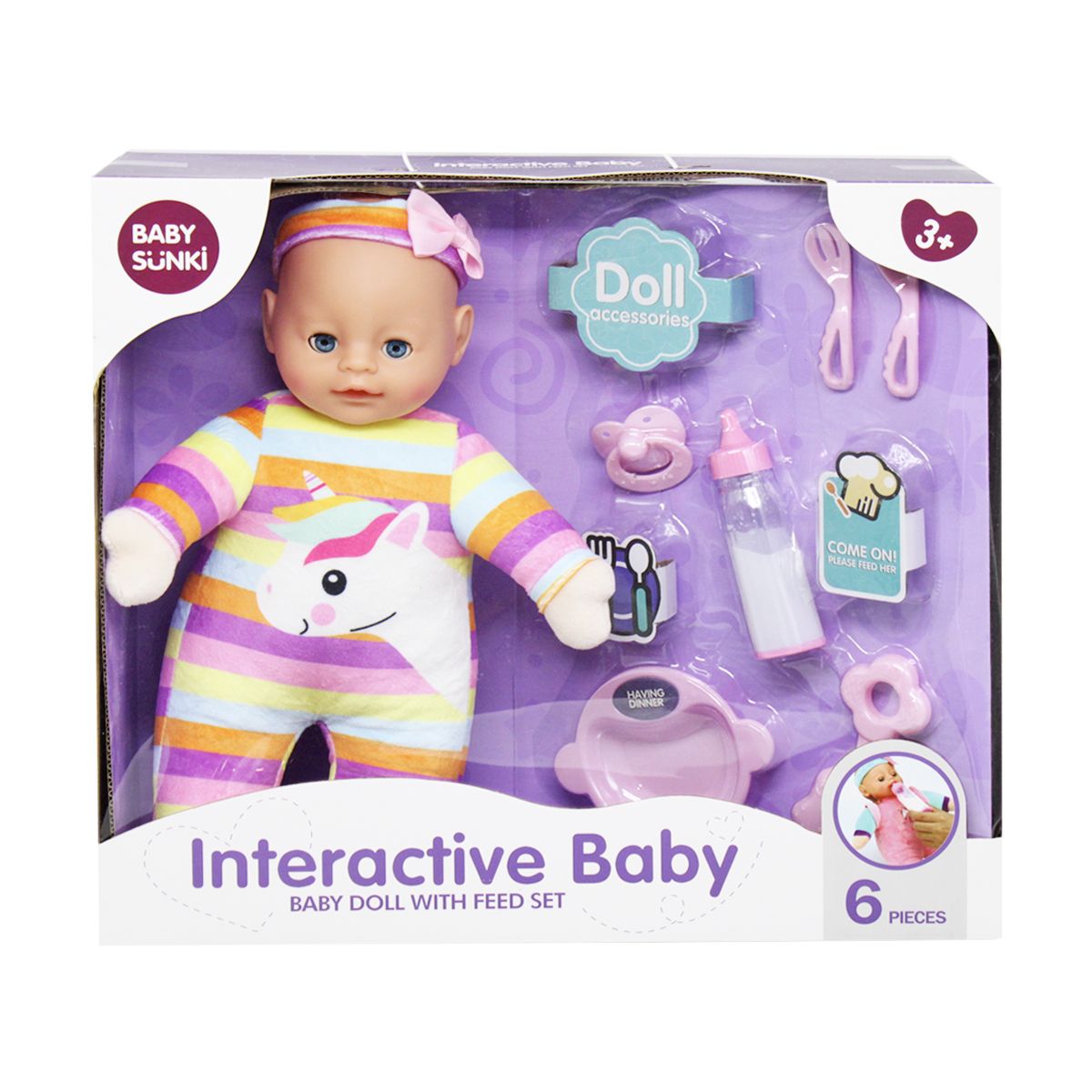 Пупс плюшевий "Interactive Baby", вид 1