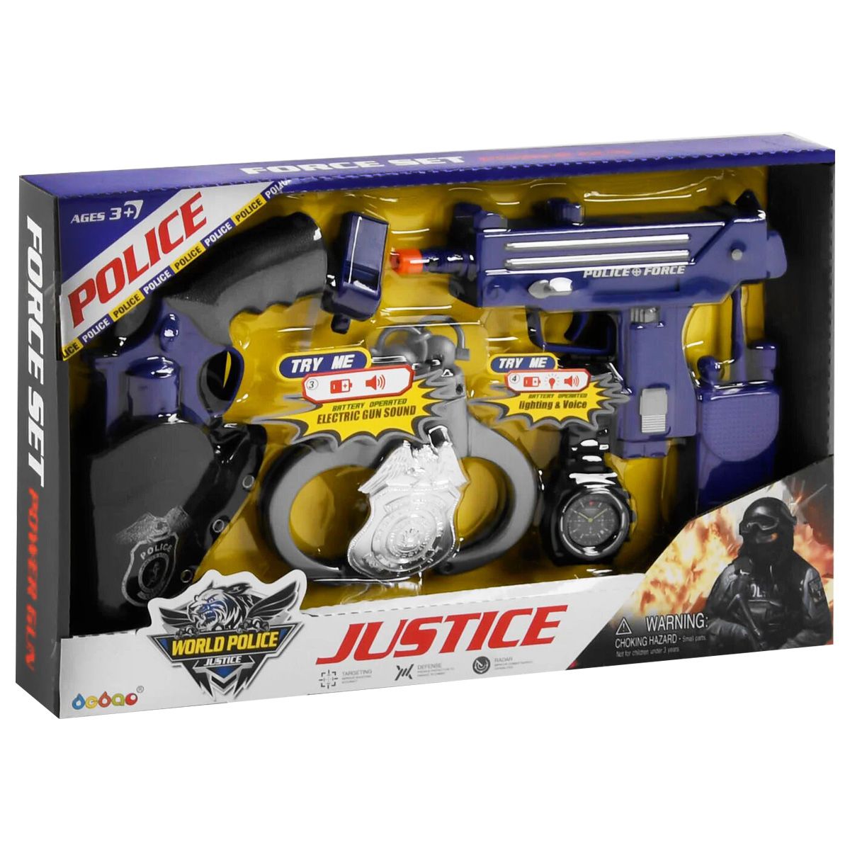 Игровой набор с оружием "Justice"