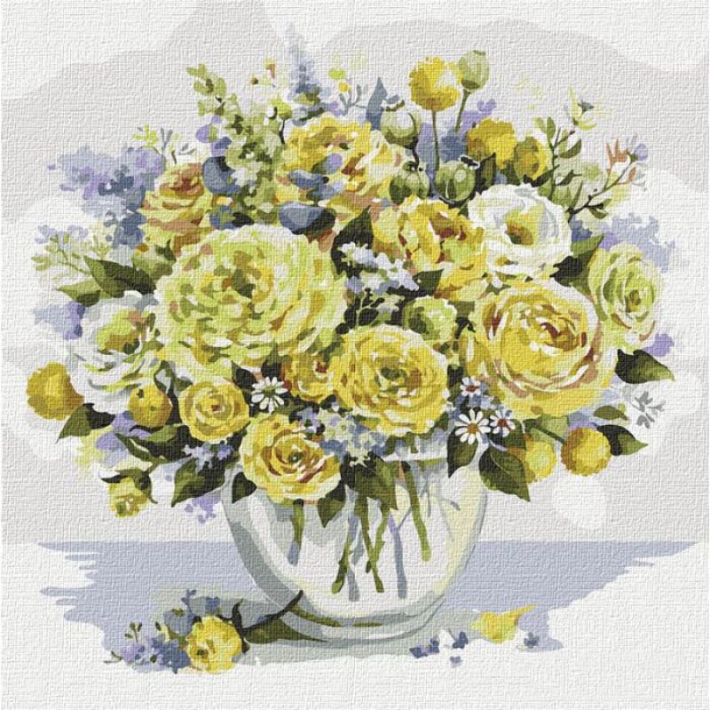 Картина за номерами "Жовте щастя" ★★★★  фото 1