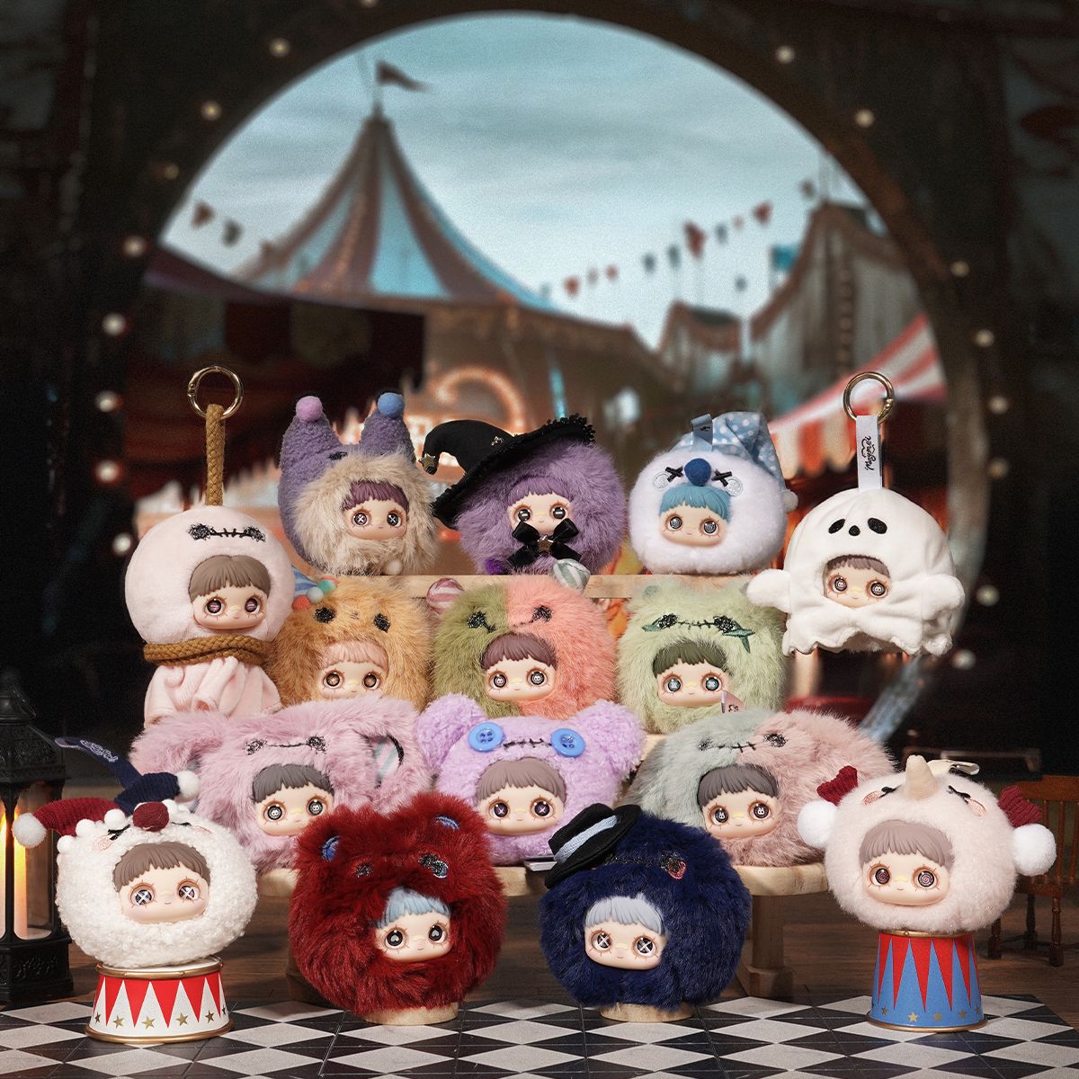 Коллекционная мягкая игрушка с кольцом POP TOP Hi TOY серии MayMei - Безумный цирк  фото 17