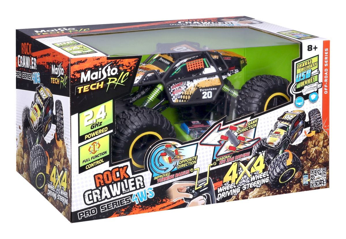 Машина на радіокеруванні Rock Crawler Pro чорний  фото 17
