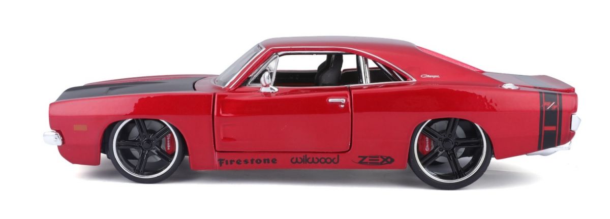 Автомодель в масштабі 1:24 - 1969 Dodge Charger R/T  фото 17