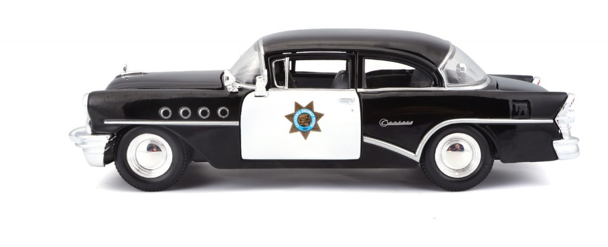 Автомодель в масштабе 1:26 - 1955 Buick Century черный  фото 17