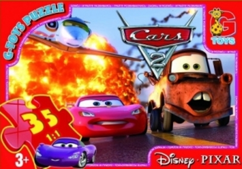 Пазли "Тачки 2", 35 елементів + плакат  фото 1