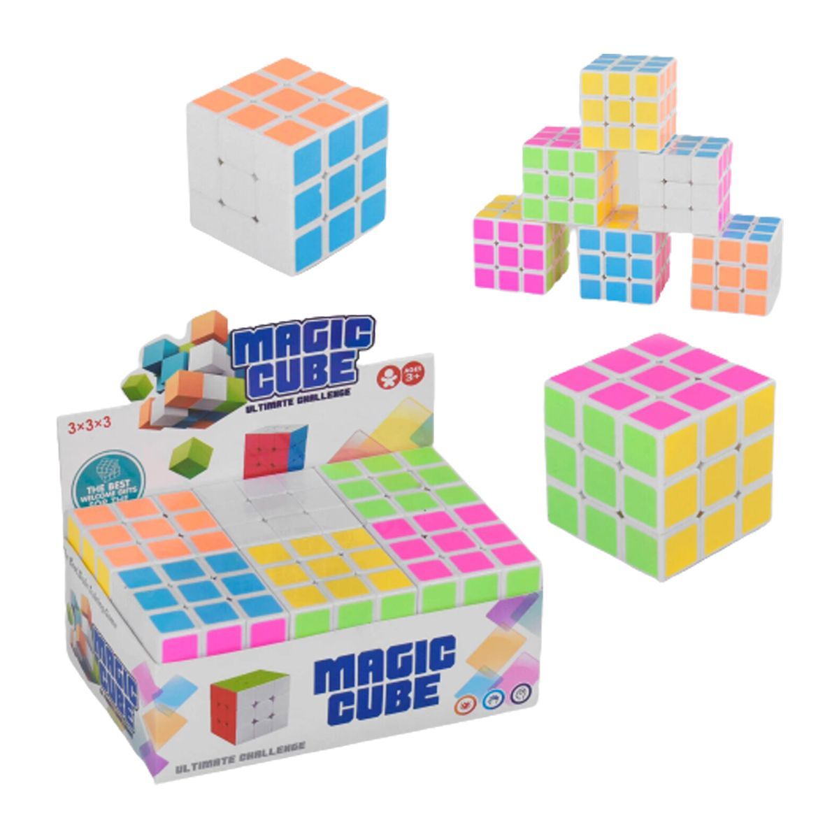 Уценка.  94792 [2026A] Логическая игра 2026 А (48/2) ЦЕНА ЗА 6 ШТУК В БЛОКЕ [Коробка]   - плохо крутятся грани кубиков