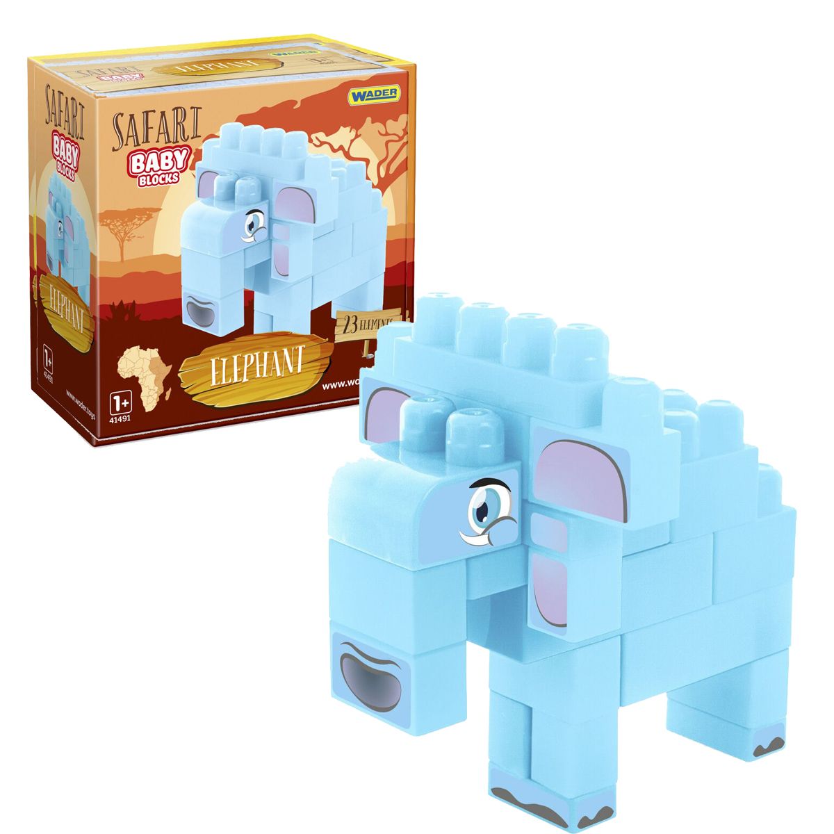 Конструктор сафари "Baby Blocks" (слон)
