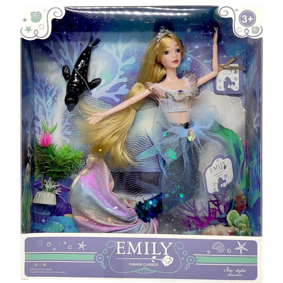 Лялька Emily "Русалка"  фото 1