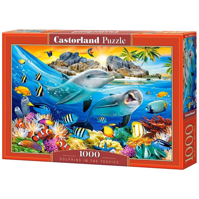Пазлы Castorland "Дельфины", 1000 элементов