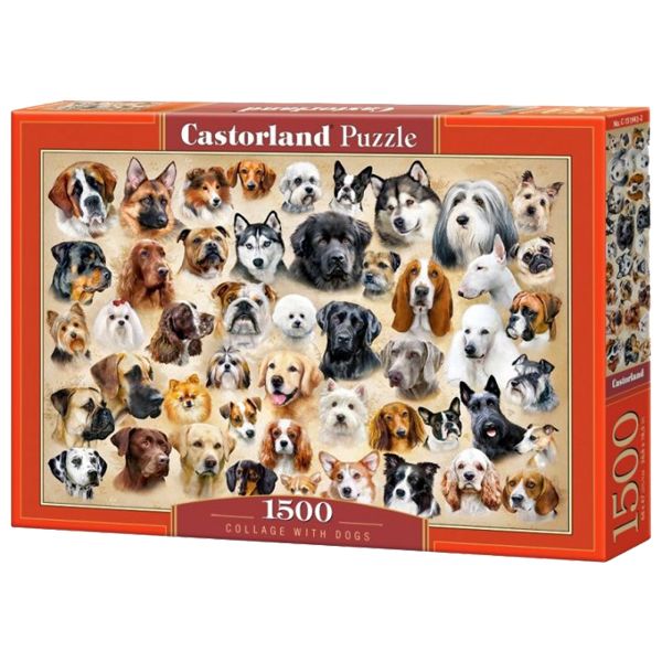 Пазлы Castorland "Собаки", 1500 элементов