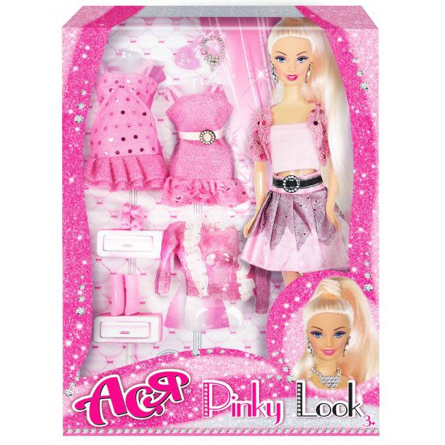 [35080] Лялька Ася "Рожевий стиль", 28 см, блондинка, варіант 1
