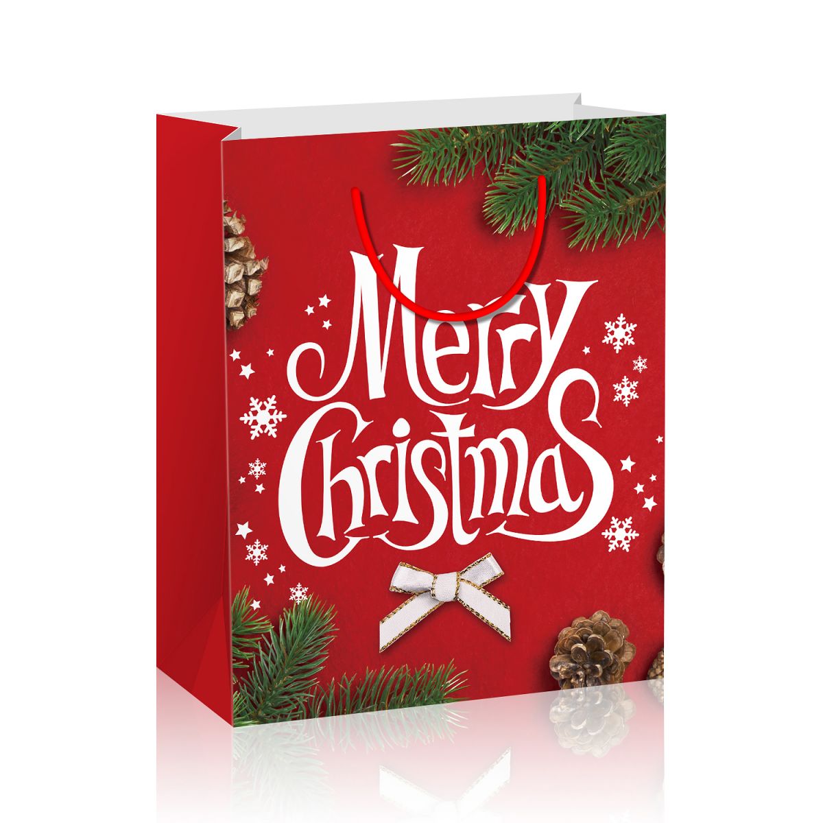 Подарочный пакет "Merry Christmas", вид 4 Подарочный пакет "Merry Christmas", вид 4