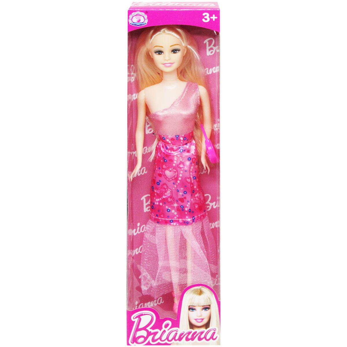 Лялька типу "Барбі" у рожевому
