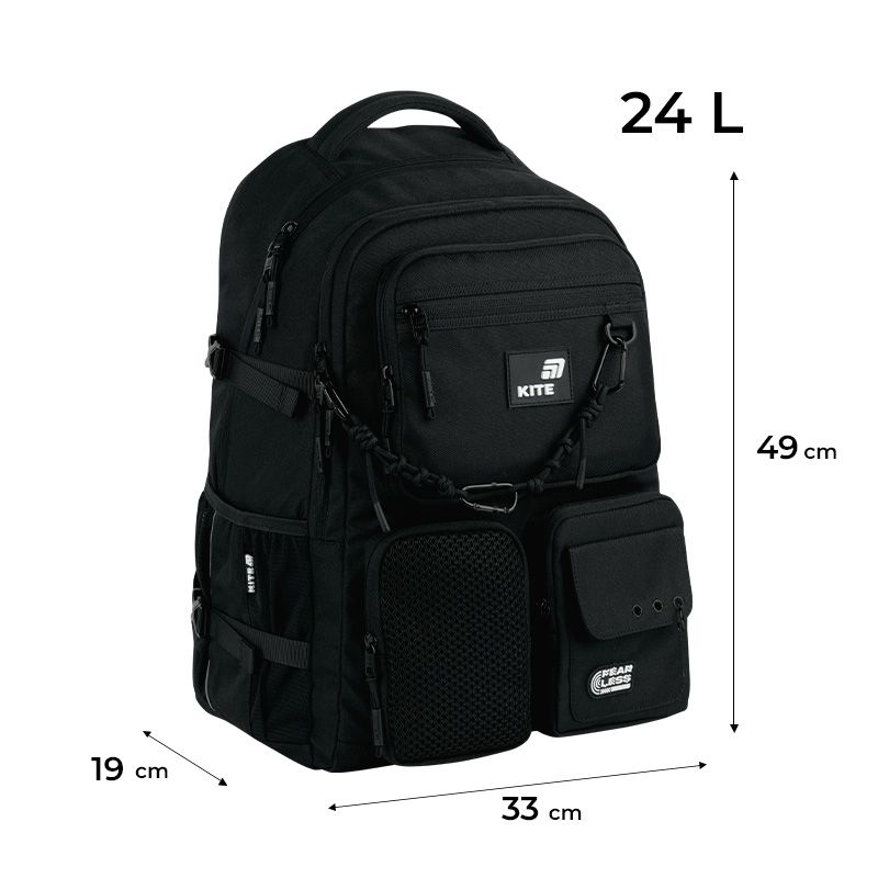 Рюкзак Kite Education teens 1018XL Fear Less  фото 18
