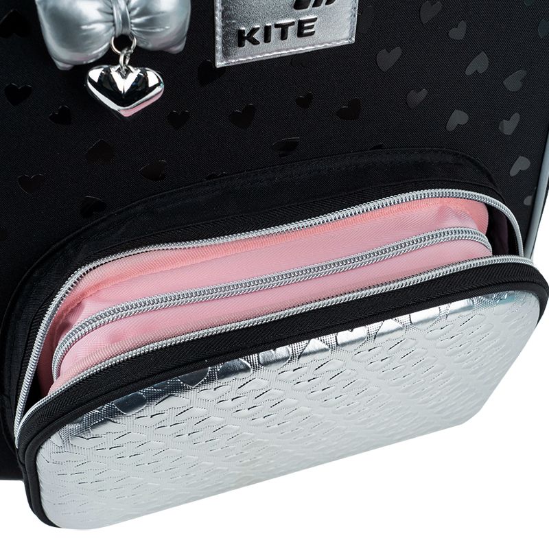 Рюкзак Kite Education каркасний 556 Black&Silver  фото 18