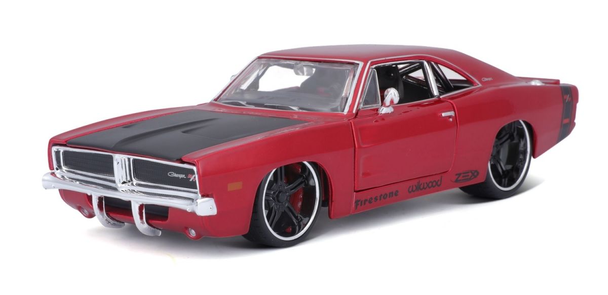 Автомодель в масштабі 1:24 - 1969 Dodge Charger R/T  фото 18