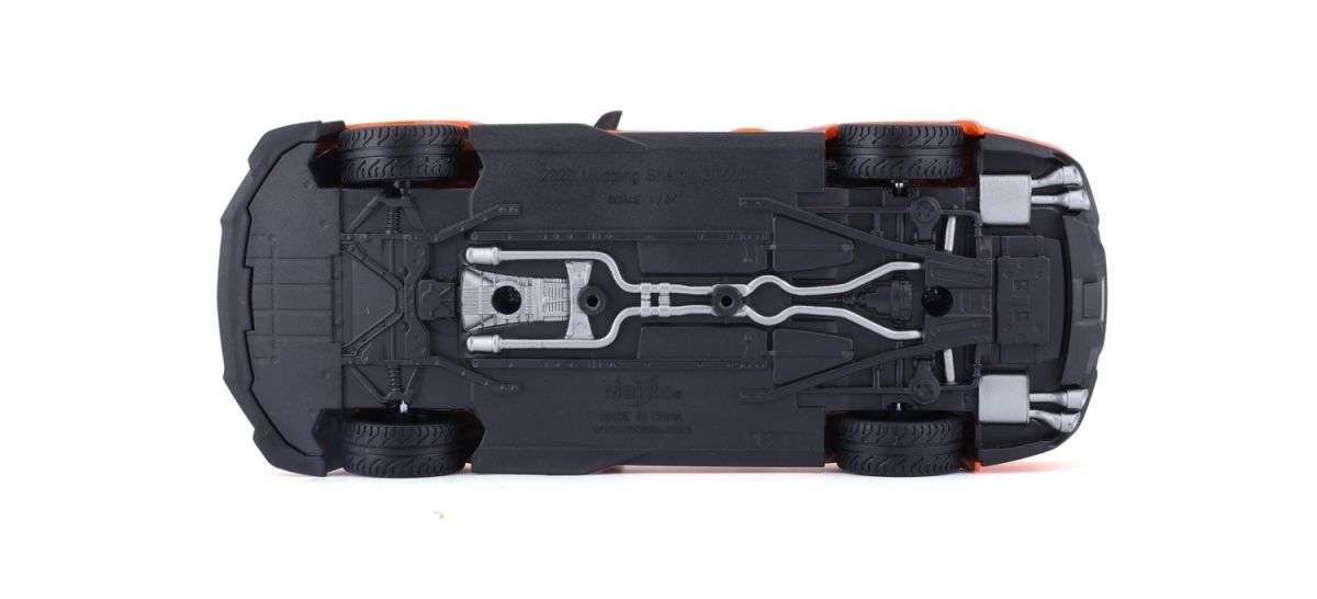 Автомодель в масштабе 1:24 - 2020 Ford Mustang Shelby GT500 оранжевый  фото 18