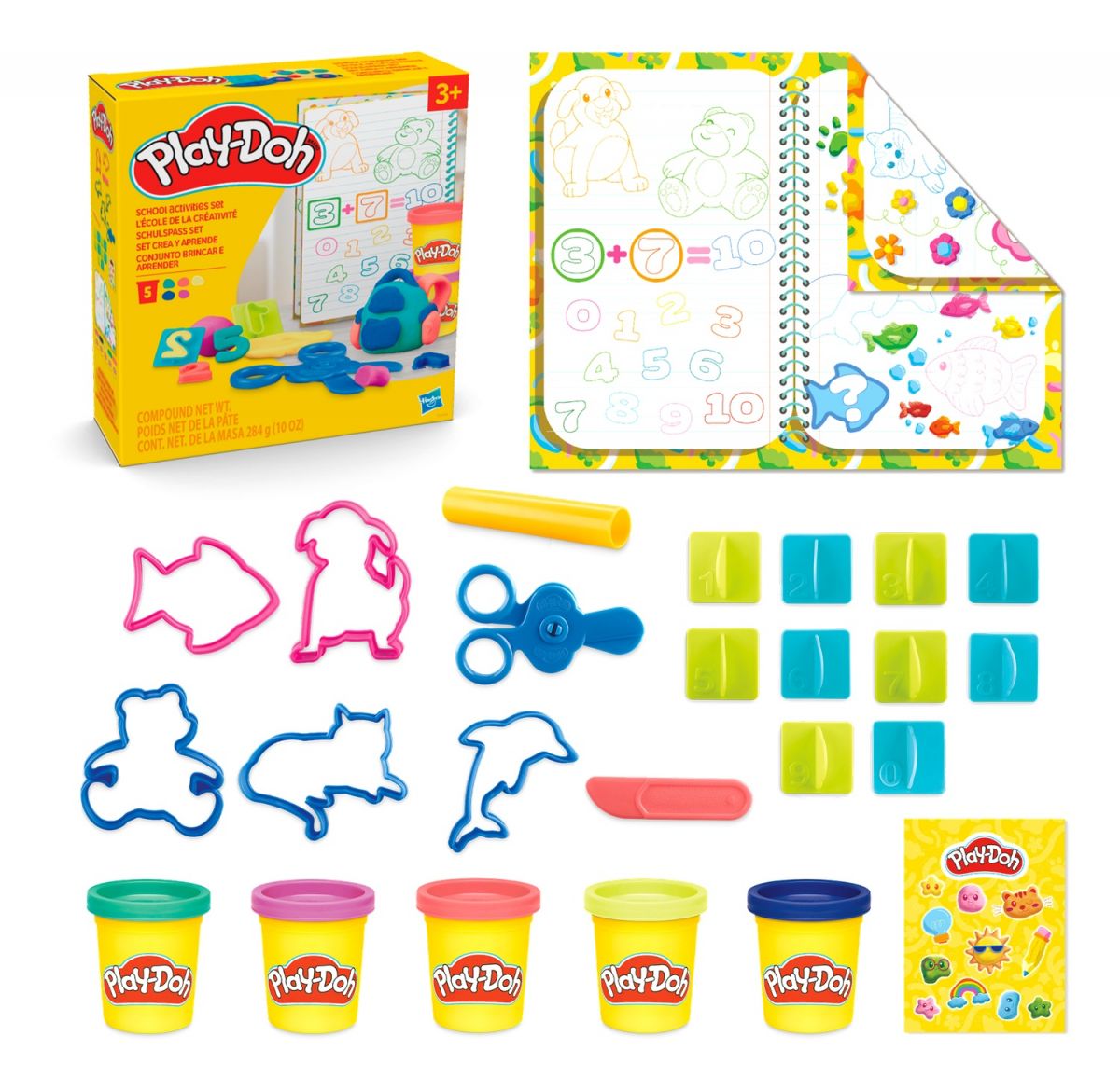Play-Doh Набор для творчества с массой для лепки Школьные занятия  фото 18