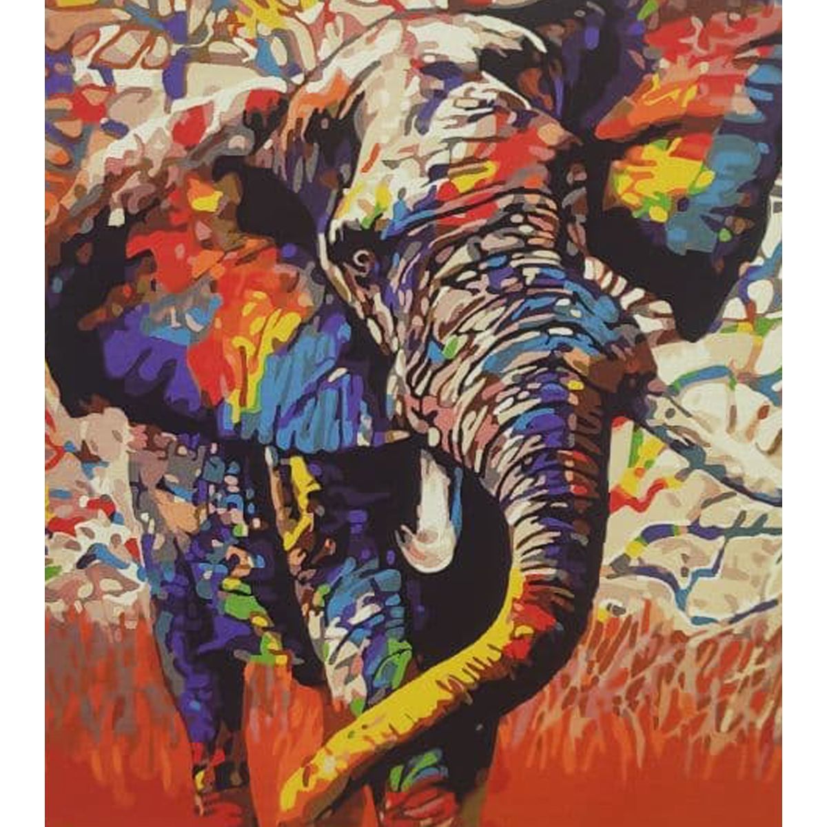 Картина за номерами "Африканський слон" ★★★★