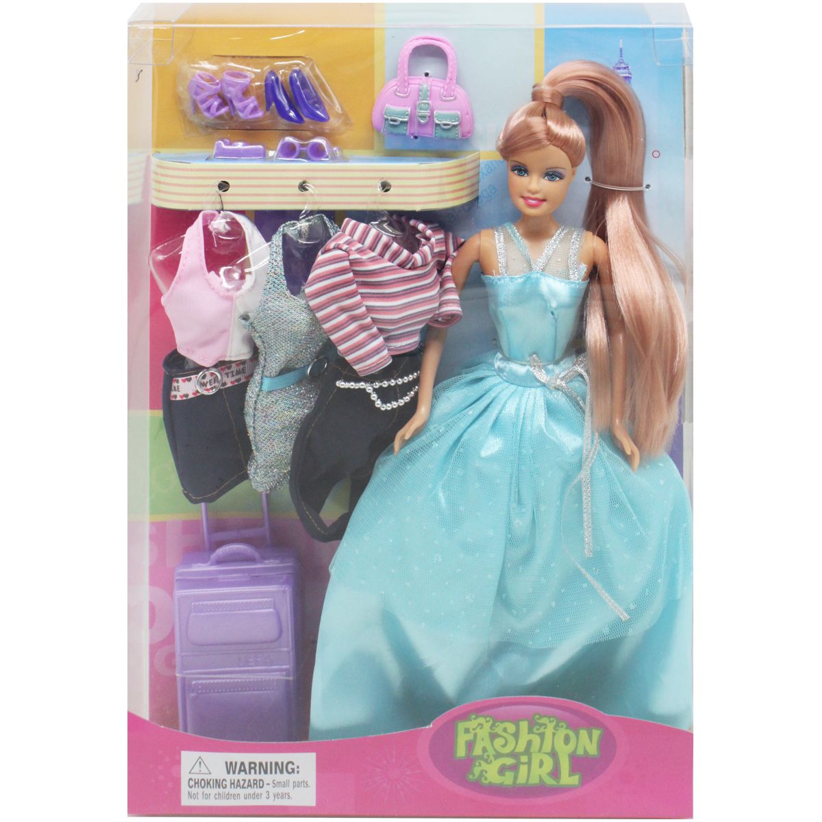 Лялька "Lucy" з аксесуарами, бірюзовий  фото 1