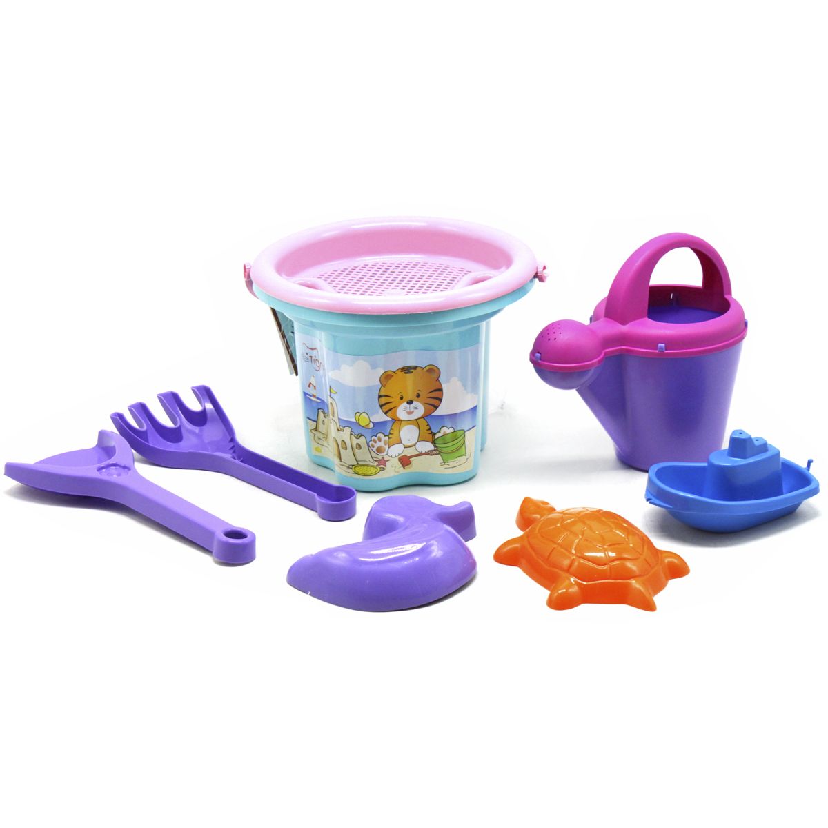 Набір для піску "Квіточка" з лійкою, бірюзовий  фото 1