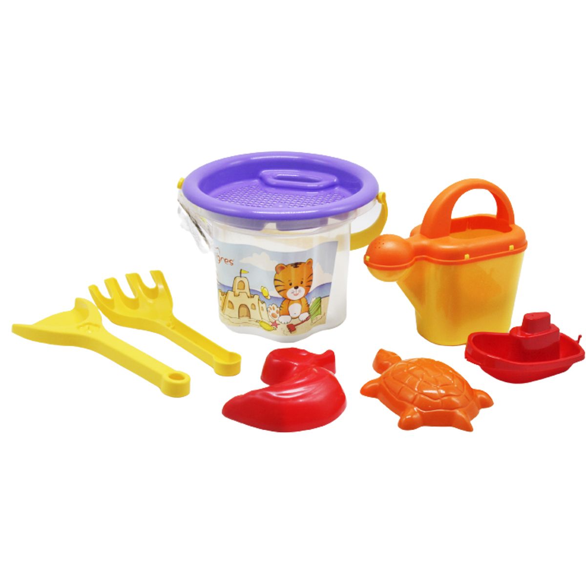 Набір для піску "Квіточка" з лійкою, прозорий  фото 1