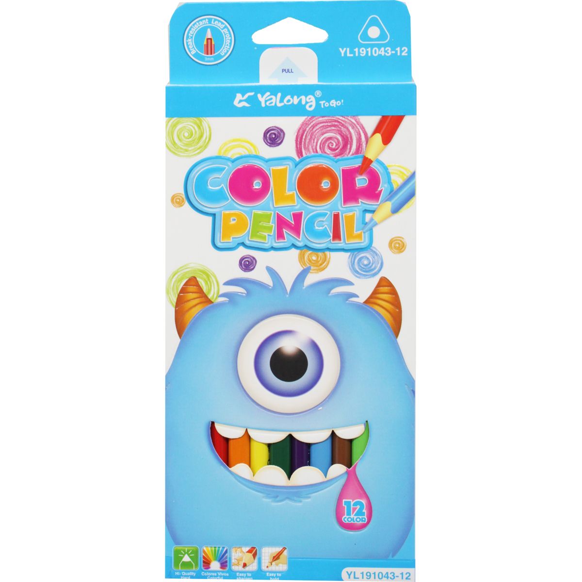 Цветные карандаши "Color Pensil", голубой фото 1 Цветные карандаши "Color Pensil", голубой фото 1