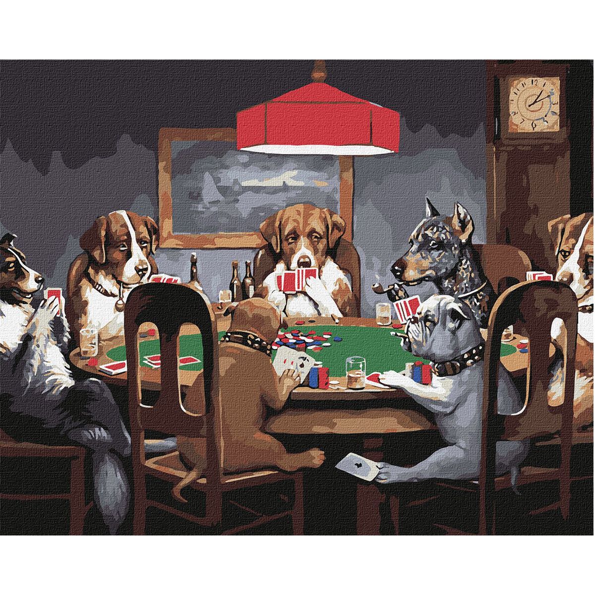 Картина за номерами "Гра в покер"