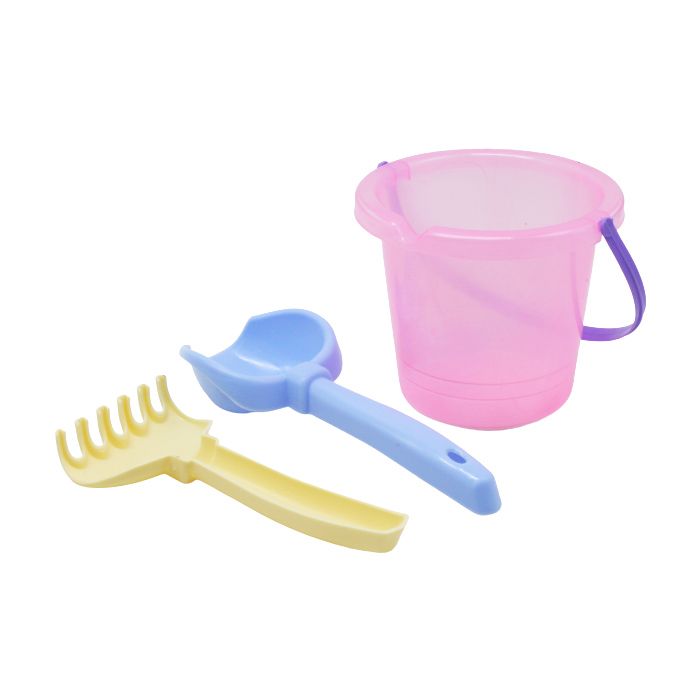 Пісочний набір із наклейками "Create it", рожевий  фото 1