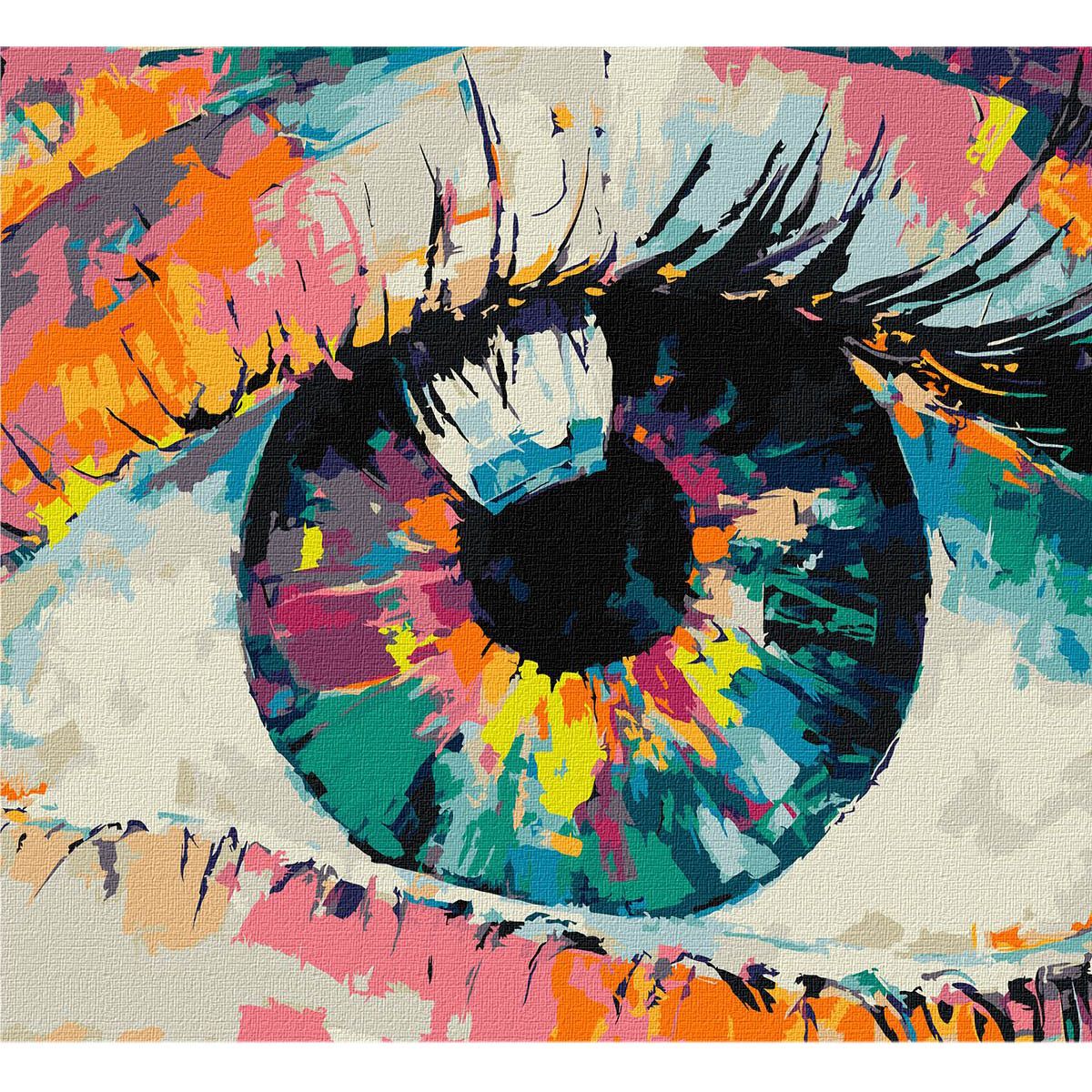 Картина за номерами "Райдужний погляд"  фото 1