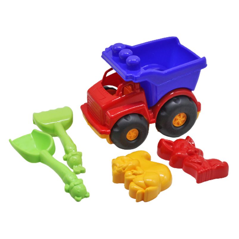 Машина "Тотошко" самоскид №2 червоний з синім  фото 1