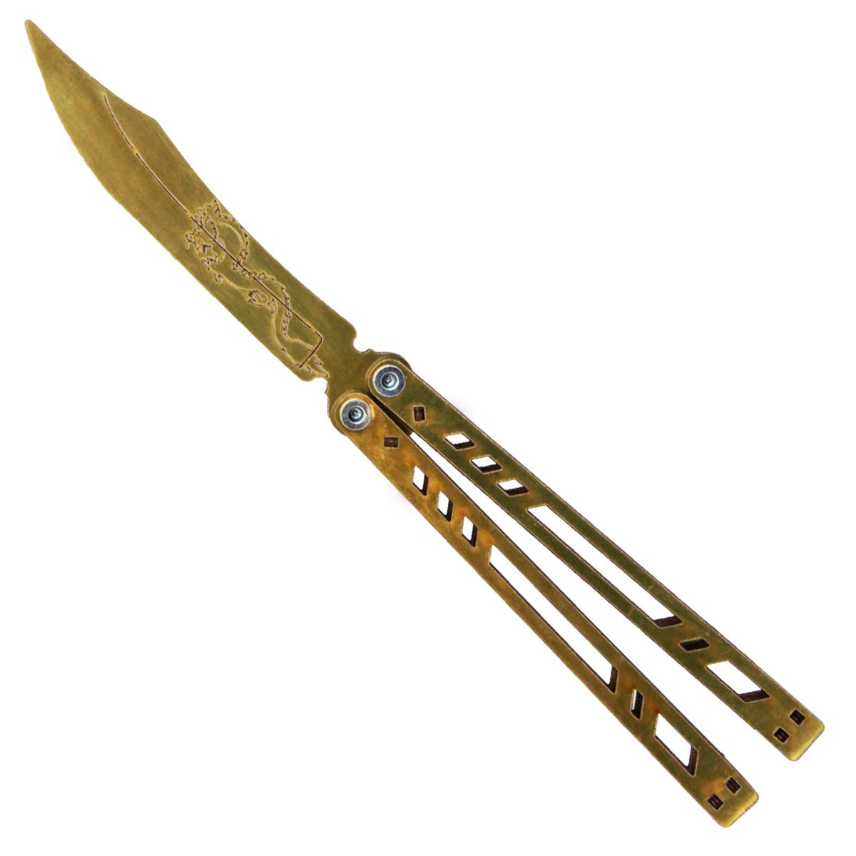 Сувенирный нож «Бабочка LEGASY», Золото
