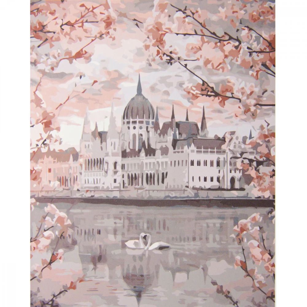 Картина за номерами "Будапешт у квітах"