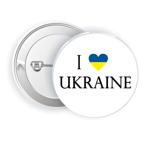 Значок "I Love Ukraine" Значок "I Love Ukraine"