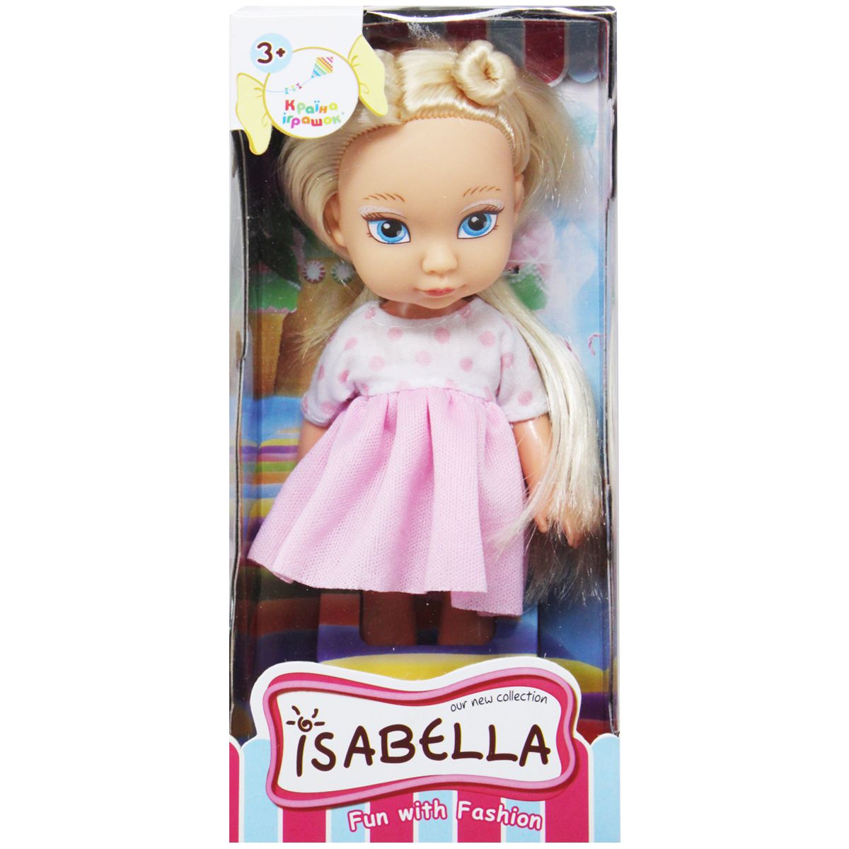 Лялька "Isabella" у рожевій сукні