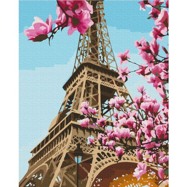 Картина за номерами "Сакура у Парижі"★★★★