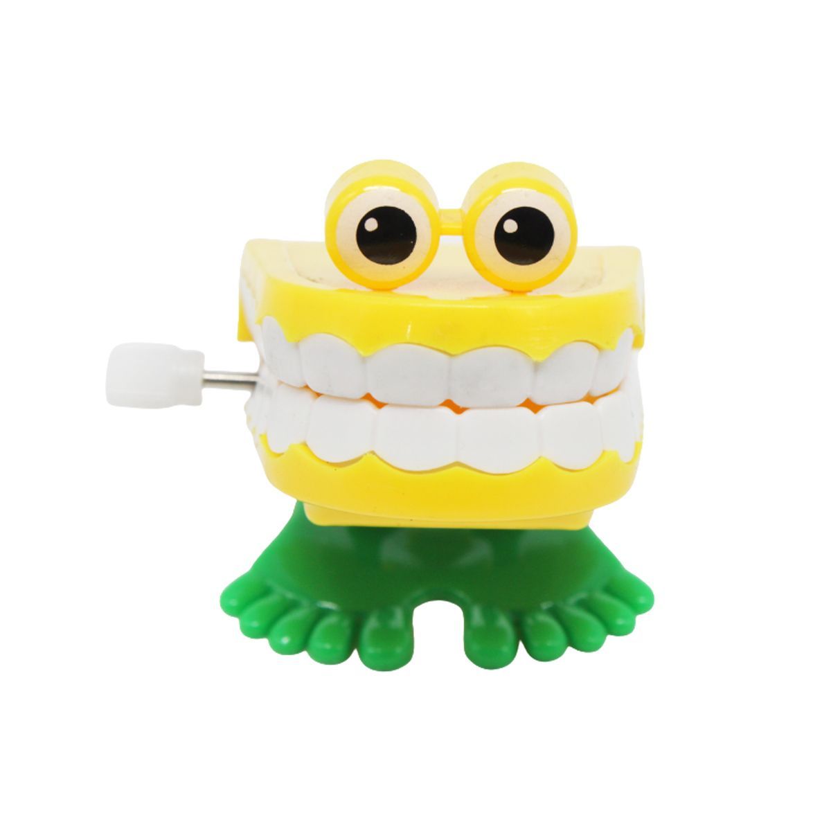 Заводна іграшка "Зуби", жовті