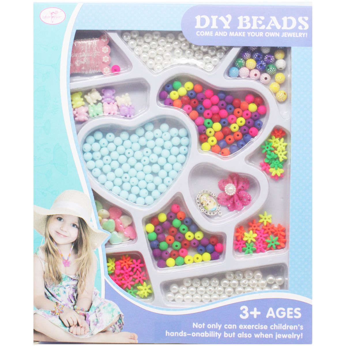 Набор бисера "Diy Beads", бирюзовый Набор бисера "Diy Beads", бирюзовый