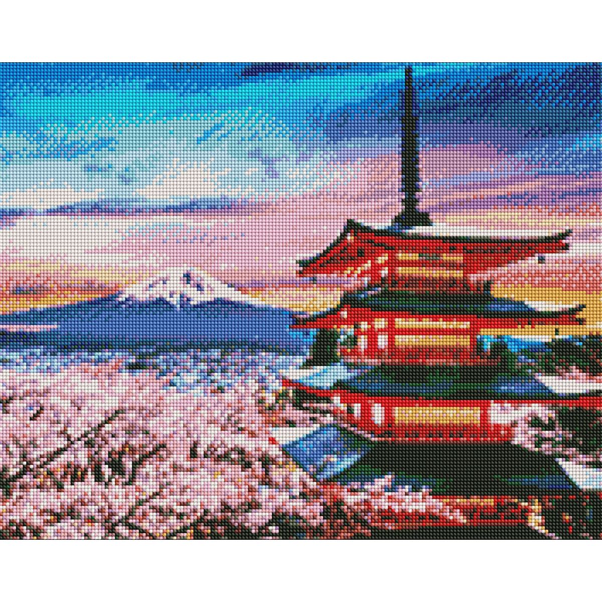 Алмазна мозаїка "Улюблена Японія" 40х50см
