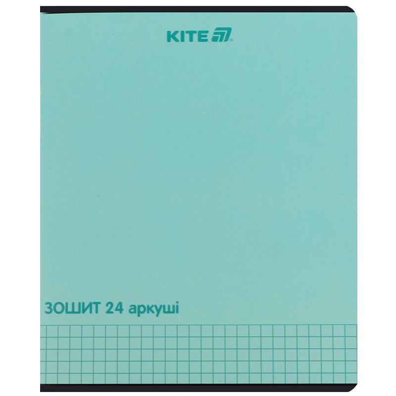 Зошит 24 арк. , кл. , софт тач + УФ лак, Kite One color Зошит 24 арк. , кл. , софт тач + УФ лак, Kite One color