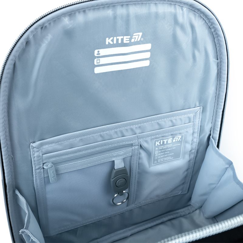 Рюкзак Kite Education каркасний 556 Black&Silver  фото 19