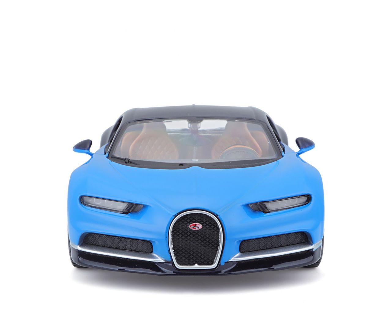 Автомодель в масштабе 1:24 - Bugatti Chiron синий металлик  фото 19