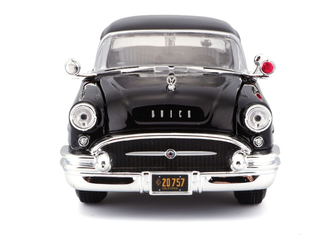 Автомодель в масштабе 1:26 - 1955 Buick Century черный  фото 19