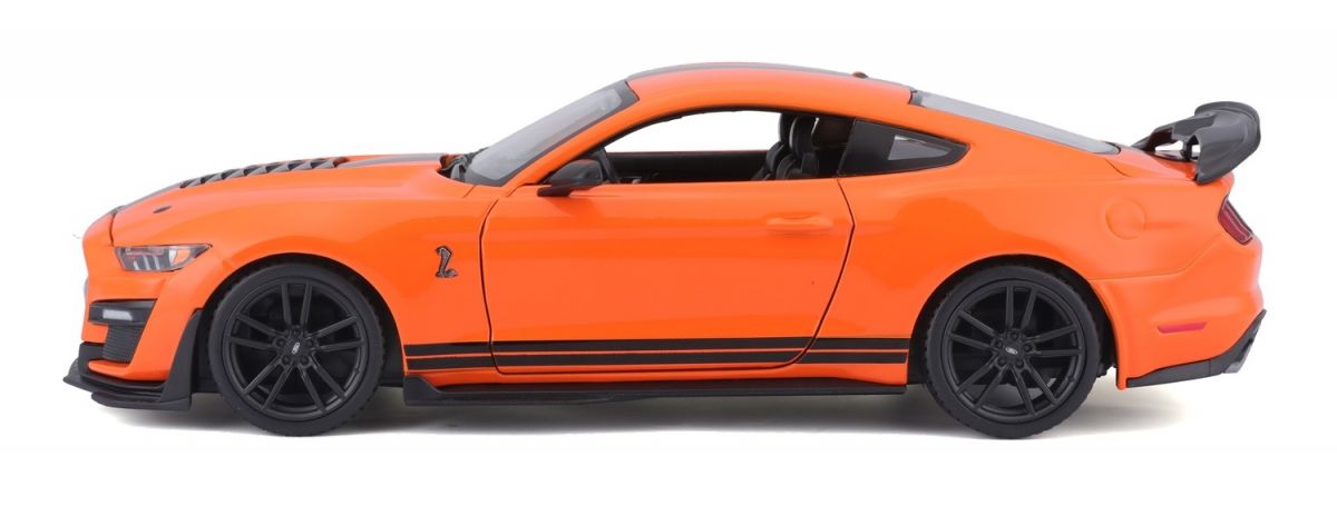 Автомодель в масштабе 1:24 - 2020 Ford Mustang Shelby GT500 оранжевый  фото 19