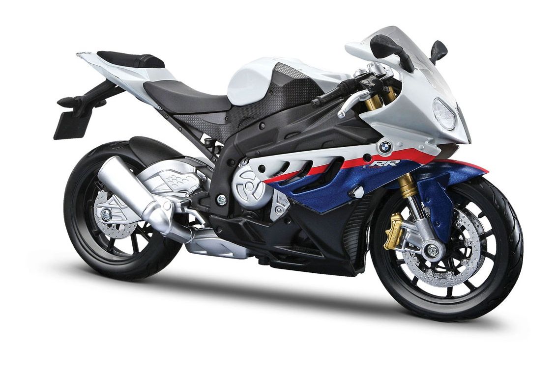 Мотоцикл игрушечный BMW S1000RR в масштабе 1:12  фото 19