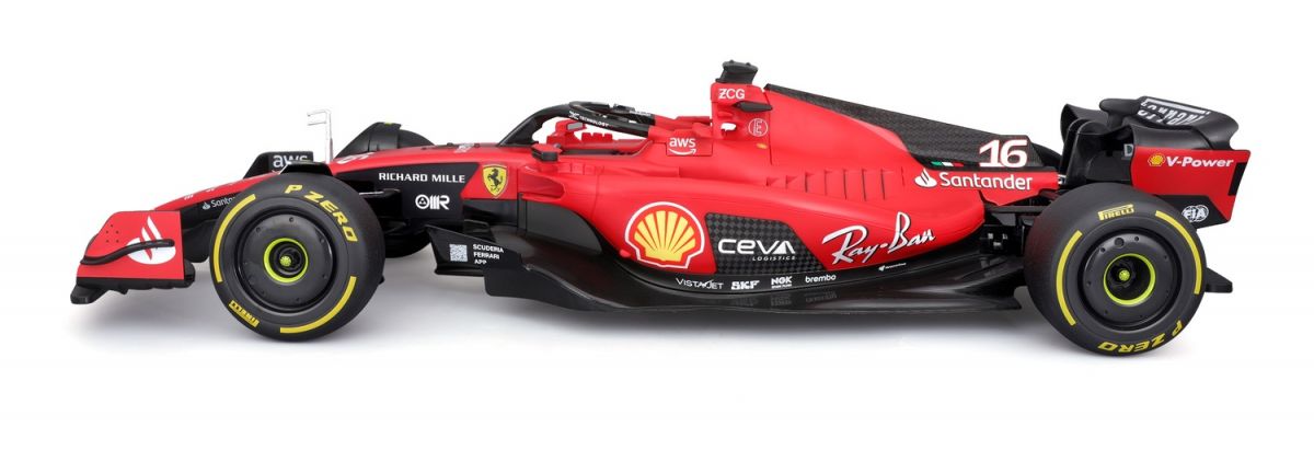 Машинка іграшкова на р/к Ferrari SF-23, масштаб 1:10, #16  Charles Leclerc  фото 19