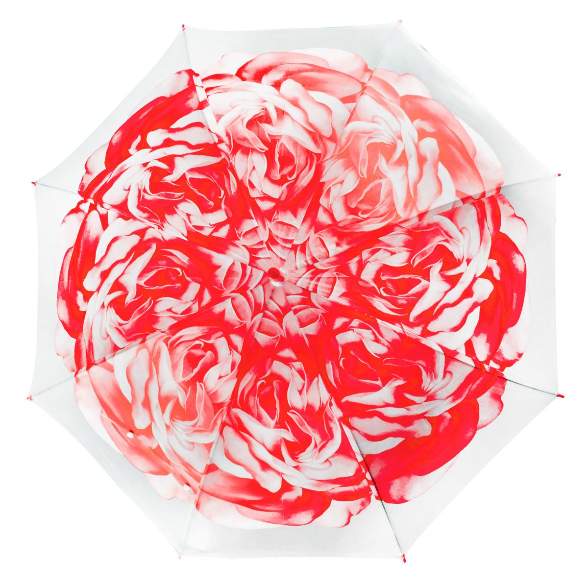 Уцінка.  Парасолька "Роза" (червоний) - Дефекти на полотні парасольки