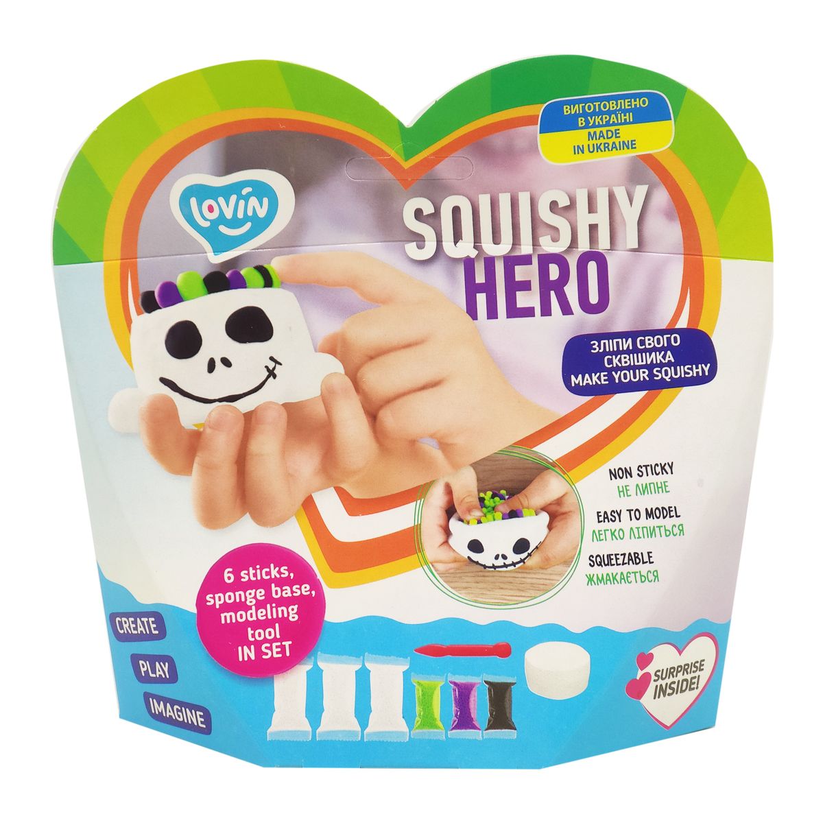 Набор для лепки "Squishy Teency-Weensy: Scary Ghost" Набор для лепки "Squishy Teency-Weensy: Scary Ghost"