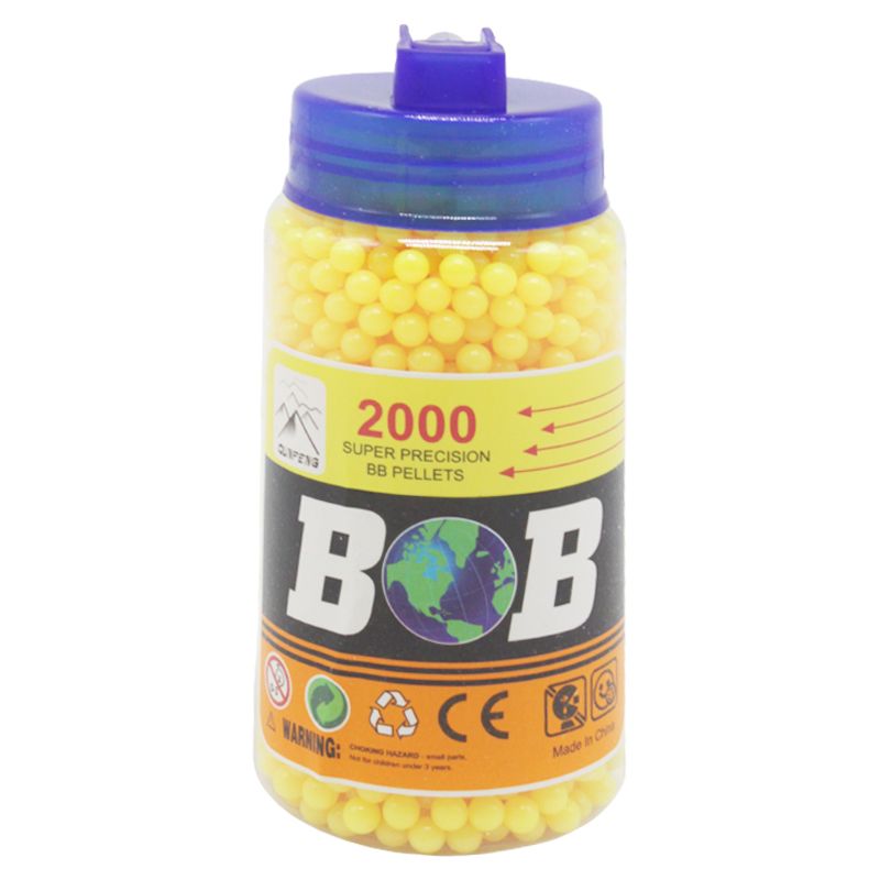 Кульки для зброї 2000 шт. , жовтий Кульки для зброї 2000 шт. , жовтий